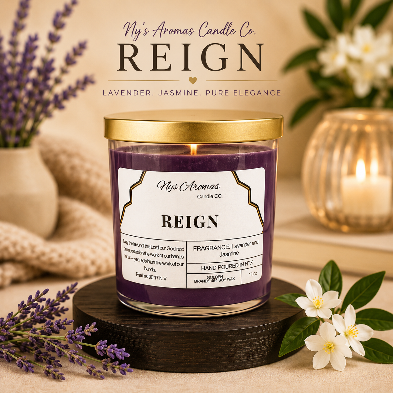 Nys 11oz Marbled Candles
