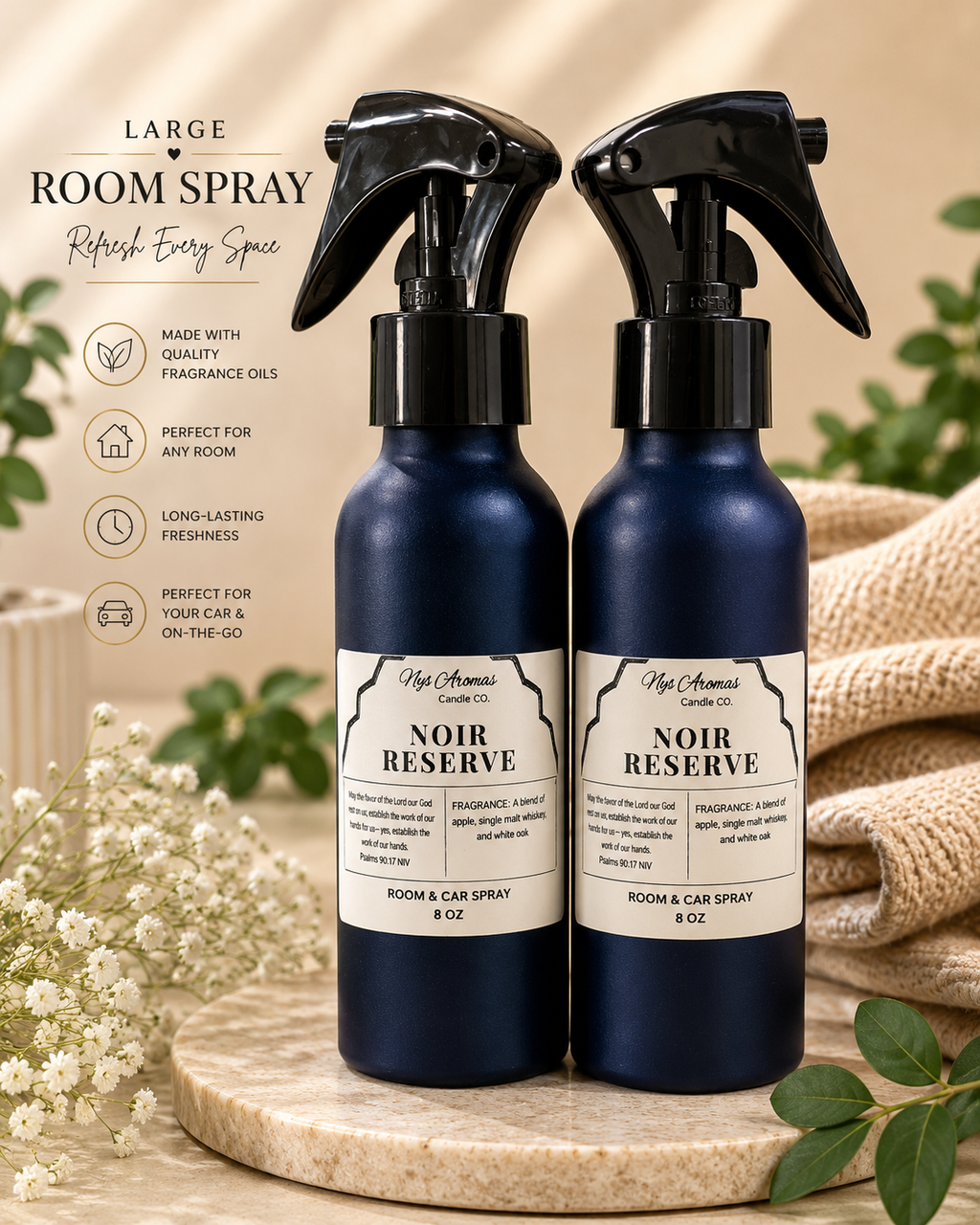 Nys aroma Room & Car Sprays