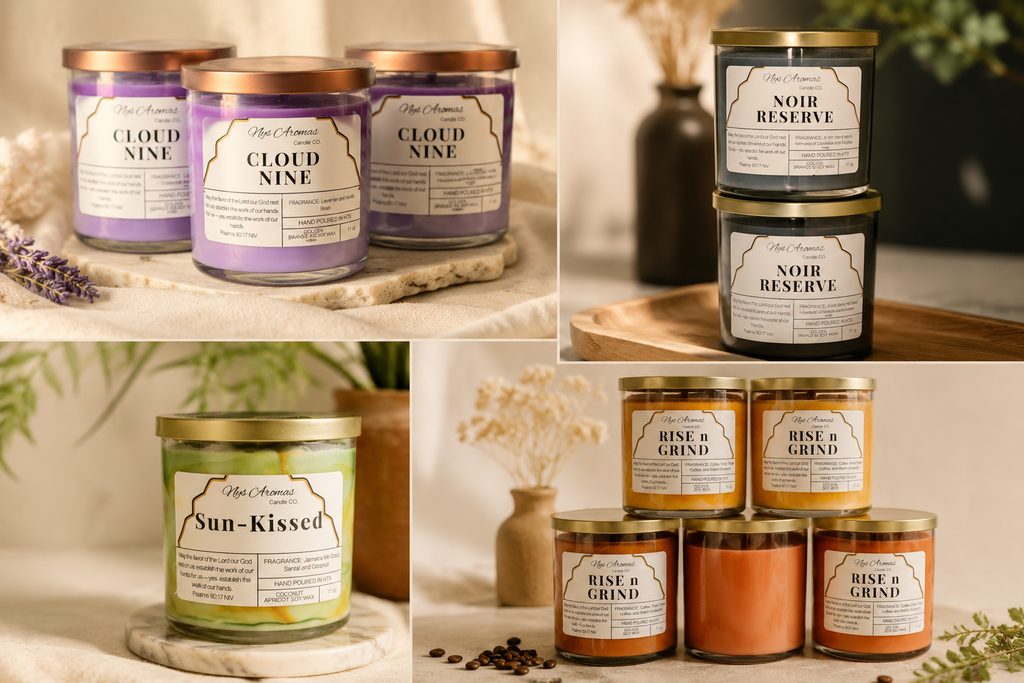 Nys 11oz Marbled Candles